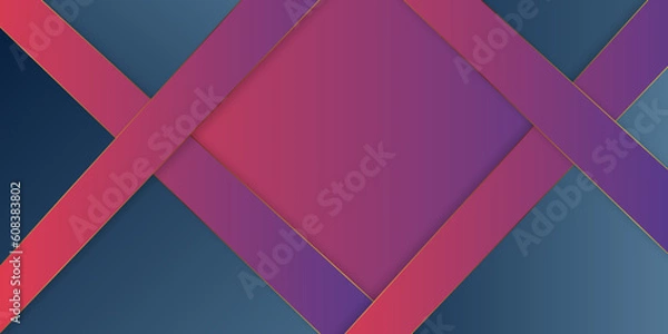 Fototapeta modern and stylist abstract background with ribbon, geometric abstract background with gradient color stripes used as background, design and wraping projects.