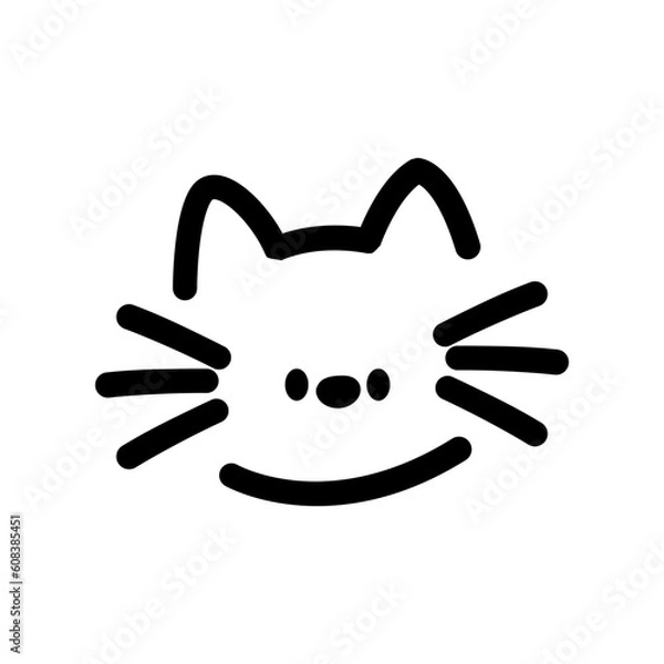 Obraz cat doodle 