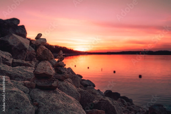 Obraz sunset over the sea