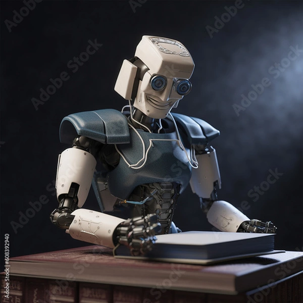 Fototapeta Robot Writer