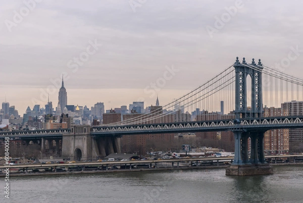 Obraz New York City Bridges and Streets