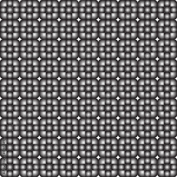 Obraz black and white seamless abstract background