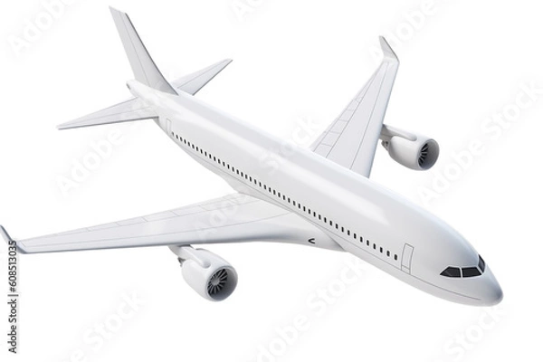 Fototapeta airplane on transparent background