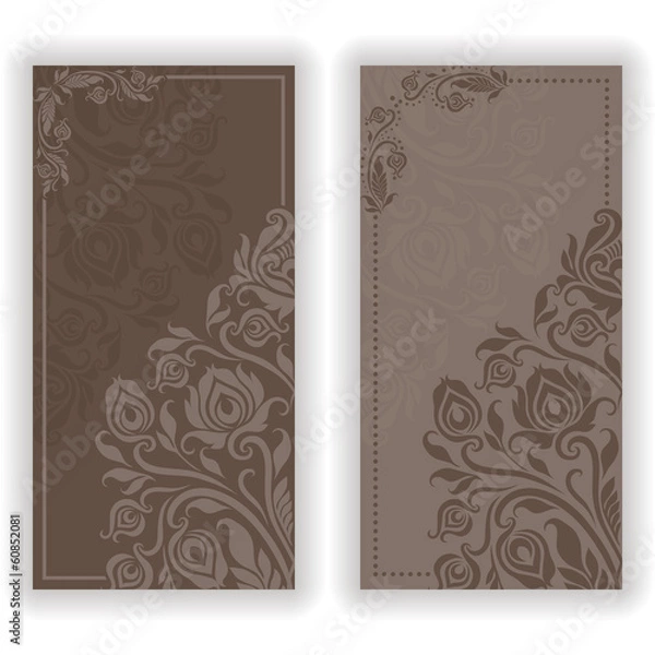 Fototapeta Vector template design for invitation