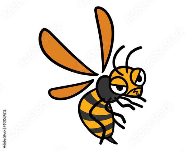 Fototapeta 怒っているスズメバチ