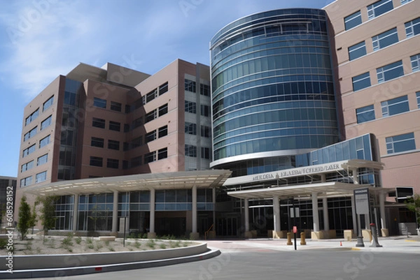 Obraz Modern hospital exterior