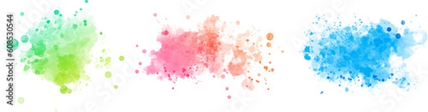 Fototapeta watercolor vector stains; background for texts