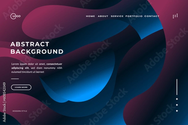 Fototapeta Abstract Background Wave, created this piece with a modern and minimalist aesthetic in mind.
perfect for a landing page or web app. It would also make a great mobile app background.