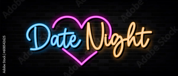 Obraz Fully Booked Neon Signs Vector Design Template Neon Style