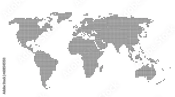 Fototapeta World map