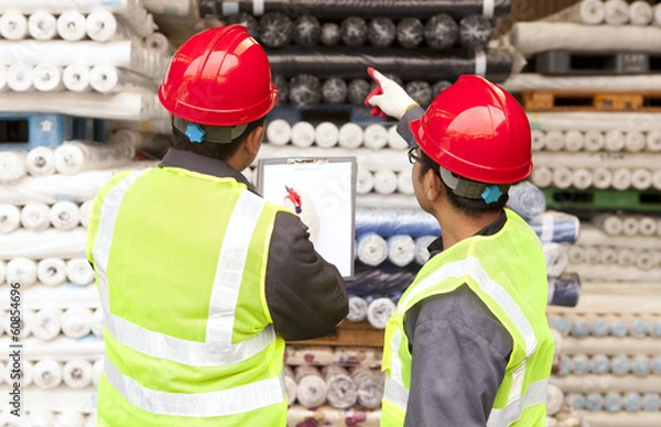 Obraz Textile factory workers