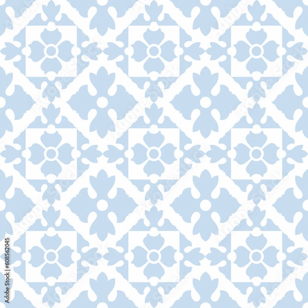 Fototapeta Beautiful background of fashion seamless floral pattern