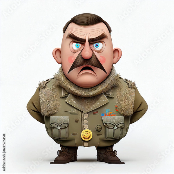 Obraz AI generative caricatures