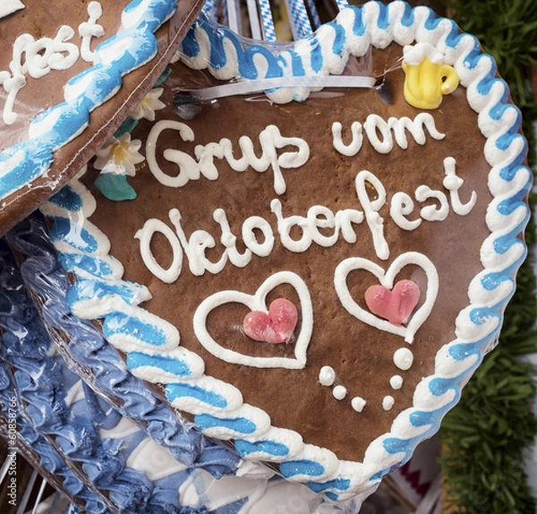 Fototapeta gingerbread heart