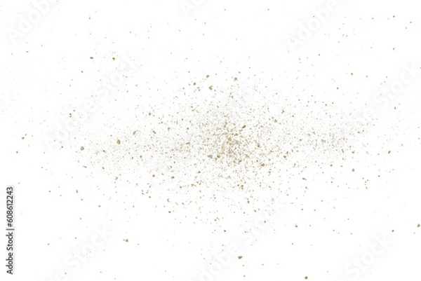 Fototapeta Abstract explosion dust particle overlay