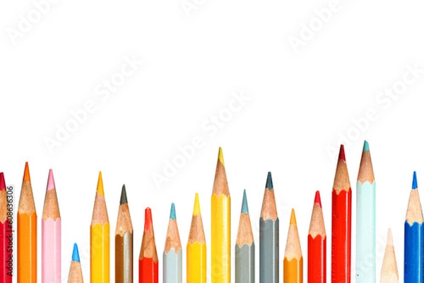 Obraz color pencils  isolated 