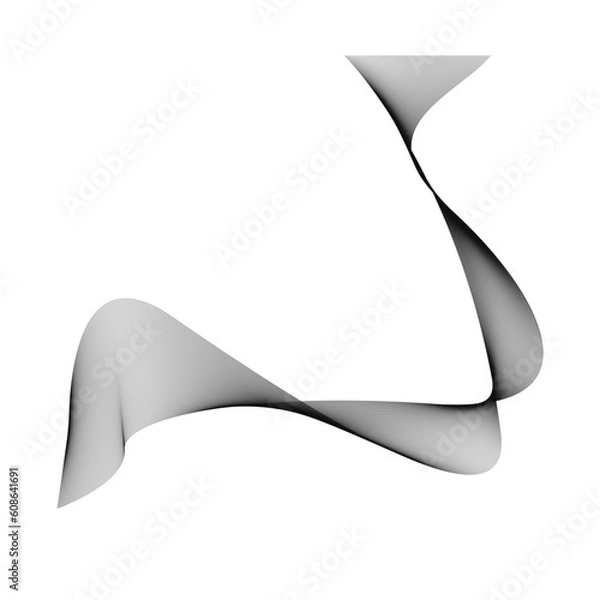 Fototapeta Abstract Wave Line Element