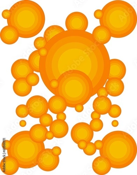 Obraz The Orange 70's year styling