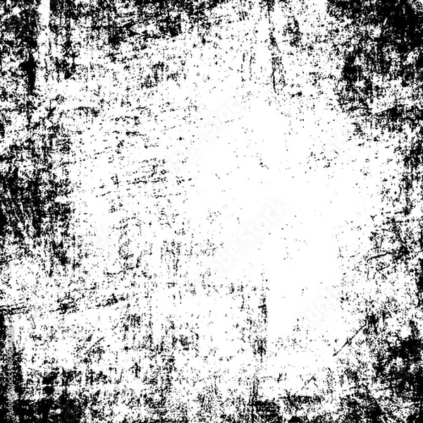 Obraz Abstract black grunge texture for pattern and background. Grunge texture background with space