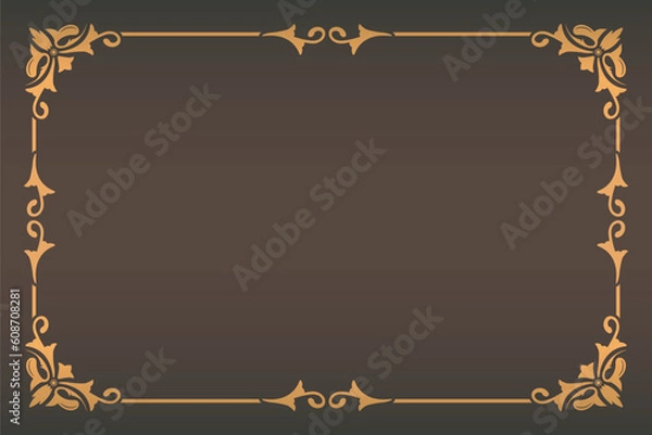 Obraz vintage frame illistration