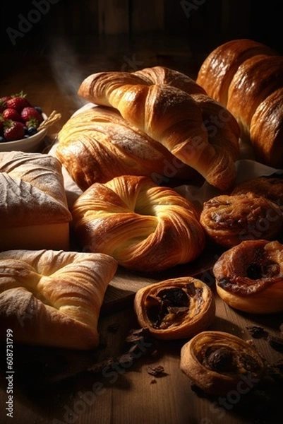 Obraz Freshly baked pastries