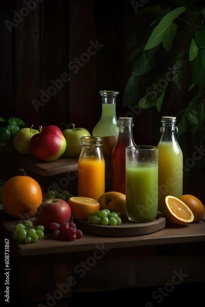 Obraz Freshly squeezed juices