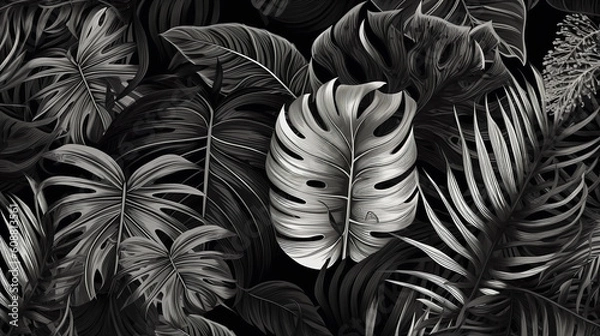 Fototapeta seamless floral pattern