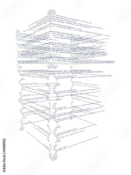 Fototapeta binärer code