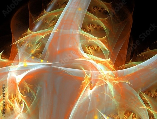 Obraz Imaginatory fractal abstract background Image
