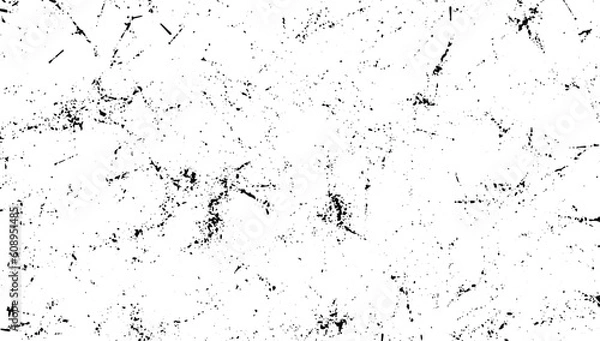 Fototapeta Grunge texture, spots, splashes, dots, veins, vector monochrome background	
