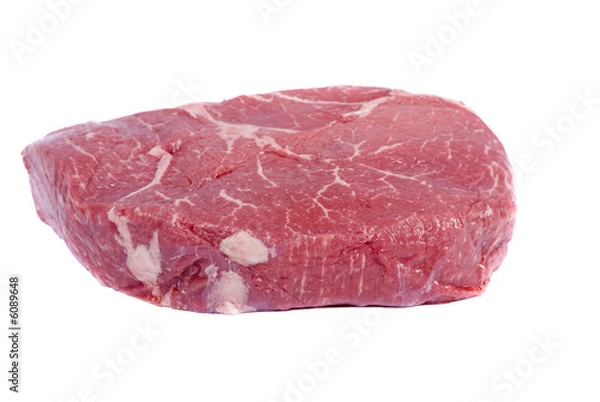 Fototapeta Gruby kawałek steku z polędwicy wołowej... gotowy do grillowania