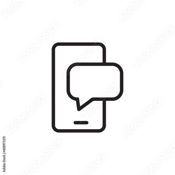 Obraz hand holding a speech bubble