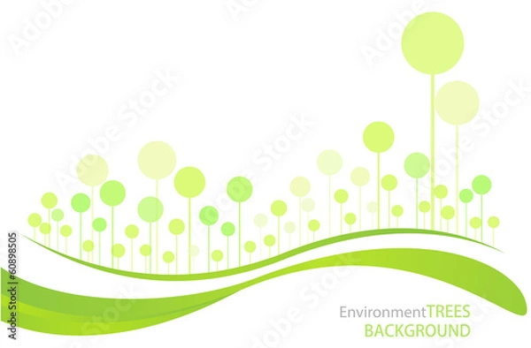 Obraz Ecology background,tree pattern