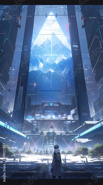 Obraz Anime Technology