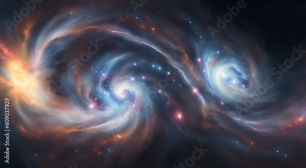 Obraz Swirling nebula