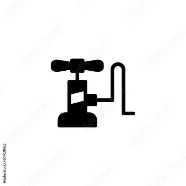 Obraz Pressure Pump Tyre Solid Icon