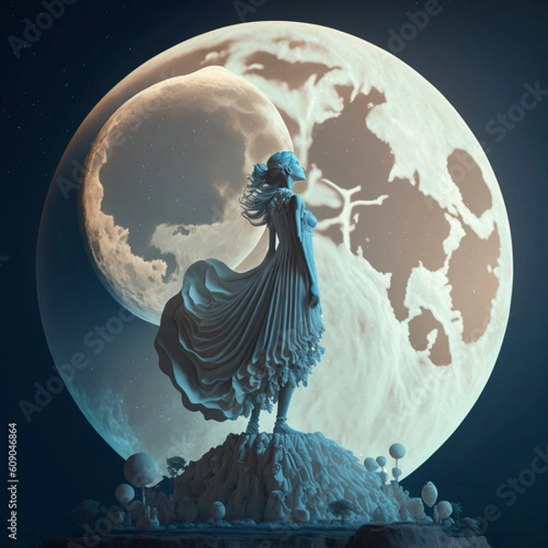 Obraz moon goddess