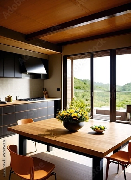 Fototapeta modern kitchen interior