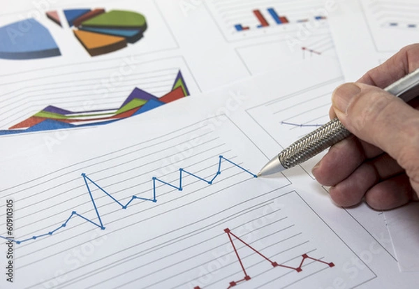 Fototapeta data graphics analysis