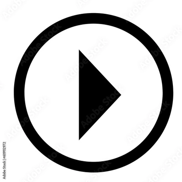 Fototapeta play button icon transparent png 