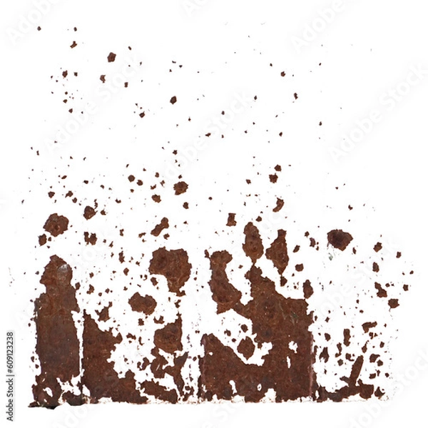 Fototapeta photograph of rust that forms on old and dirty metal