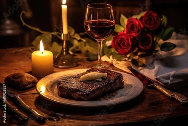 Fototapeta Romantic Dinner for Two