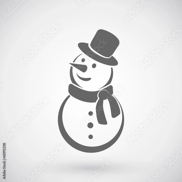 Obraz Snowman icon.