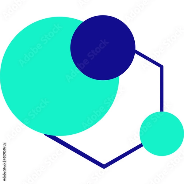 Fototapeta abstract line shape geometry