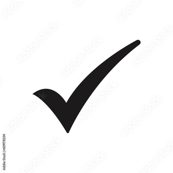 Obraz check mark icon, vector, symbol
