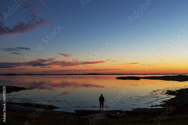 Fototapeta Sunset scene
