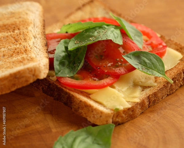 Obraz Sandwich with a tomato