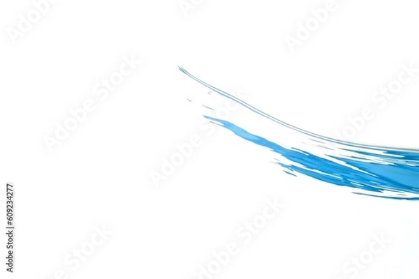 Obraz water  isolated on white background