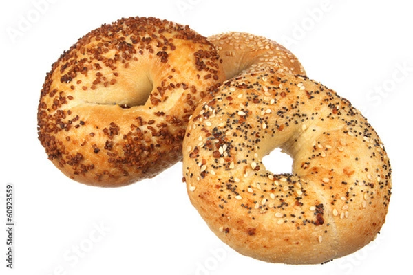 Obraz Three Mixed Bagels