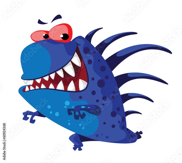 Fototapeta echinate monster